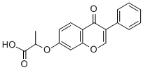 CAS#: 99007-90-6, 2-[(4-Oxo-3-Phenyl-4H-Chromen-7-Yl)Oxy]Propanoic Acid