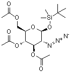 CAS#: 99049-65-7, 3,4,6-Tri-O-acetyl-2-azido-2-deoxy-1-O-[dimethyl(2-methyl-2-propanyl)silyl]-beta-D-glucopyranose