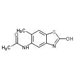 CAS#: 99071-99-5, N-(2-Hydroxy-6-methyl-1,3-benzothiazol-5-yl)acetamide
