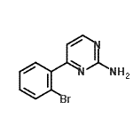 CAS#: 99073-95-7, 4-(2-Bromophenyl)-2-pyrimidinamine