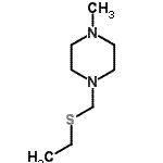 CAS#: 99114-77-9, 1-[(Ethylsulfanyl)methyl]-4-methylpiperazine