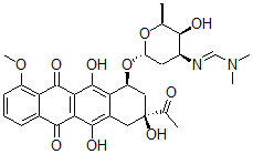 CAS#: 99132-20-4, 3'-Desamino-3'-Dimethylformamidine Rubomycin