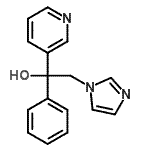 CAS#: 99161-72-5, 2-(1H-Imidazol-1-yl)-1-phenyl-1-(3-pyridinyl)ethanol