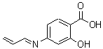 CAS 登录号：99185-01-0， 2-羟基-4-[(E)-2-丙烯-1-亚基氨基]苯甲酸