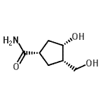 CAS#: 99295-43-9, (1S,3S,4S)-3-Hydroxy-4-(hydroxymethyl)cyclopentanecarboxamide