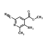 CAS#: 99358-63-1, Methyl 3-amino-6-cyano-2-methylisonicotinate
