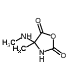 CAS#: 99418-88-9, 4-Methyl-4-(methylamino)-1,3-oxazolidine-2,5-dione
