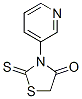 CAS#: 99419-73-5, 3-Pyridin-3-Yl-2-Thioxo-1,3-Thiazolidin-4-One