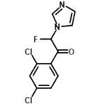 CAS#: 99427-96-0, 1-(2,4-Dichlorophenyl)-2-fluoro-2-(1H-imidazol-1-yl)ethanone