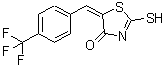 CAS#: 99460-76-1, (5E)-2-Sulfanyl-5-[4-(trifluoromethyl)benzylidene]-1,3-thiazol-4(5H)-one
