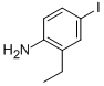 CAS 登录号：99471-67-7， 2-乙基-4-碘-苯胺
