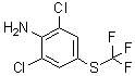 CAS 登录号：99479-65-9， 2,6-二氯-4-[(三氟甲基)硫基]苯胺