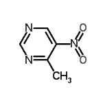 CAS#: 99593-51-8, 4-Methyl-5-nitropyrimidine