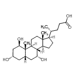 CAS#: 99598-04-6, (1beta,3alpha,5beta,7alpha)-1,3,7-Trihydroxycholan-24-oic acid