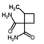 CAS#: 99669-68-8, 2-Methyl-1,1-cyclobutanedicarboxamide