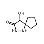 CAS#: 99669-69-9, 4-Hydroxy-1,2-diazaspiro[4.4]nonan-3-one