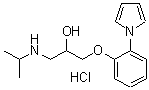 CAS#: 99740-06-4, 1-[(1-Methylethyl)Amino]-3-[2-(1H-Pyrrol-1-Yl)Phenoxy]-2-Propanol Hydrochloride (1:1)