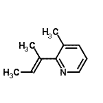 CAS#: 99747-47-4, 2-[(2E)-2-Buten-2-yl]-3-methylpyridine