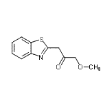 CAS#: 99842-94-1, 1-(1,3-Benzothiazol-2-yl)-3-methoxyacetone