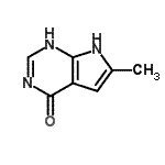 CAS 登录号：99898-85-8， 6-甲基-1,7-二氢-4H-吡咯并[2,3-d]嘧啶-4-酮