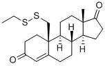 CAS 登录号：99957-90-1， 19-(乙基二硫代)雄甾-4-烯-3,17-二酮