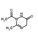 CAS 登录号：99980-23-1， 2-乙酰基-3-甲基-2,5-二氢-1,2,4-三嗪-6(1H)-酮