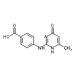 CAS#: 99989-32-9, 4-[(6-Methyl-4-oxo-1,4-dihydro-2-pyrimidinyl)amino]benzoic acid