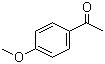 structure of CAS# 100-06-1, 4'-Methoxyacetophenone