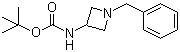 structure of CAS# 1000577-78-5, N-[1-(苯甲基)-3-氮杂环丁基]氨基甲酸叔丁酯