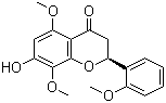 CAS # 100079-34-3, 2(S)-7-Hydroxy-5,8,2'-trimethoxyflavanone