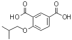 CAS 登录号：100118-38-5, 4-(2-甲基丙氧基)-1,3-苯二甲酸