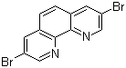 structure of CAS# 100125-12-0, 3,8-Dibromophenanthroline