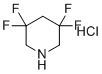 structure of CAS# 1001337-97-8, 3,3,5,5-Tetrafluoro-piperidine hydrochloride