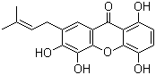 structure of CAS# 1001424-68-5, 1,4,5,6-四羟基-7-异戊烯基氧蒽酮