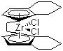 structure of CAS# 100163-29-9, rac-Ethylenebis(4,5,6,7-tetrahydro-1-indenyl)]zirconium dichloride