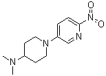 CAS 登录号：1002317-12-5, N,N-二甲基-1-(6-硝基-3-吡啶基)-4-哌啶胺
