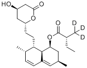structure of CAS# 1002345-93-8, 表洛伐他汀-d3