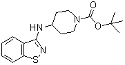 CAS 登录号：1002355-72-7, 4-(1,2-苯并异噻唑-3-基氨基)-1-哌啶羧酸叔丁酯