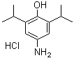 CAS # 100251-91-0, 4-Aminopropofol hydrochloride, 4-Amino-2,6-diisopropylphenol hydrochloride
