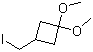 CAS # 1003013-83-9, 3-(Iodomethyl)-1,1-dimethoxycyclobutane