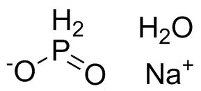 Sodium hypophosphite monohydrate molecular structure (CAS 10039-56-2)