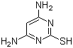 CAS # 1004-39-3, 4,6-Diamino-2-mercaptopyrimidine, 4,6-Diaminopyrimidine-2-thiol