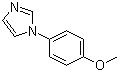 structure of CAS# 10040-95-6, 4'-(咪唑-1-基)苯甲醚