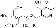 structure of CAS# 10049-83-9, Pyrithioxin dihydrochloride