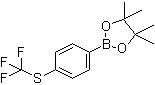 structure of CAS# 1005206-25-6, 4-三氟甲硫基苯硼酸频哪醇酯