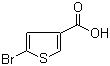 structure of CAS# 100523-84-0, 5-溴噻吩-3-羧酸