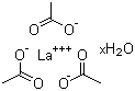 structure of CAS# 100587-90-4, 三乙酸镧水合物