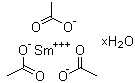 structure of CAS# 100587-91-5, 乙酸钐水合物