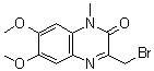 CAS # 100595-07-1, 3-Bromomethyl-6,7-dimethoxy-1-methyl-2(1H)-quinoxalinone