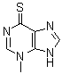 3,9-Dihydro-3-methyl-6H-purine-6-thione molecular structure (CAS 1006-12-8)
